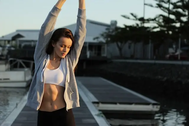 A fit individual in morning light, emphasizing that long-term weight management relies on sleep quality and lifestyle rather than overnight fat burners.
